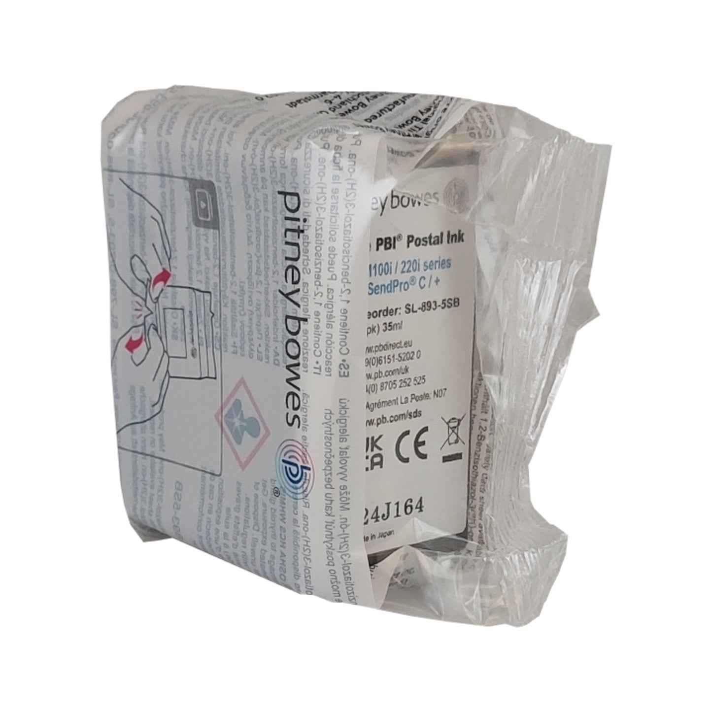 Tintenpatrone Frankiermaschine blau