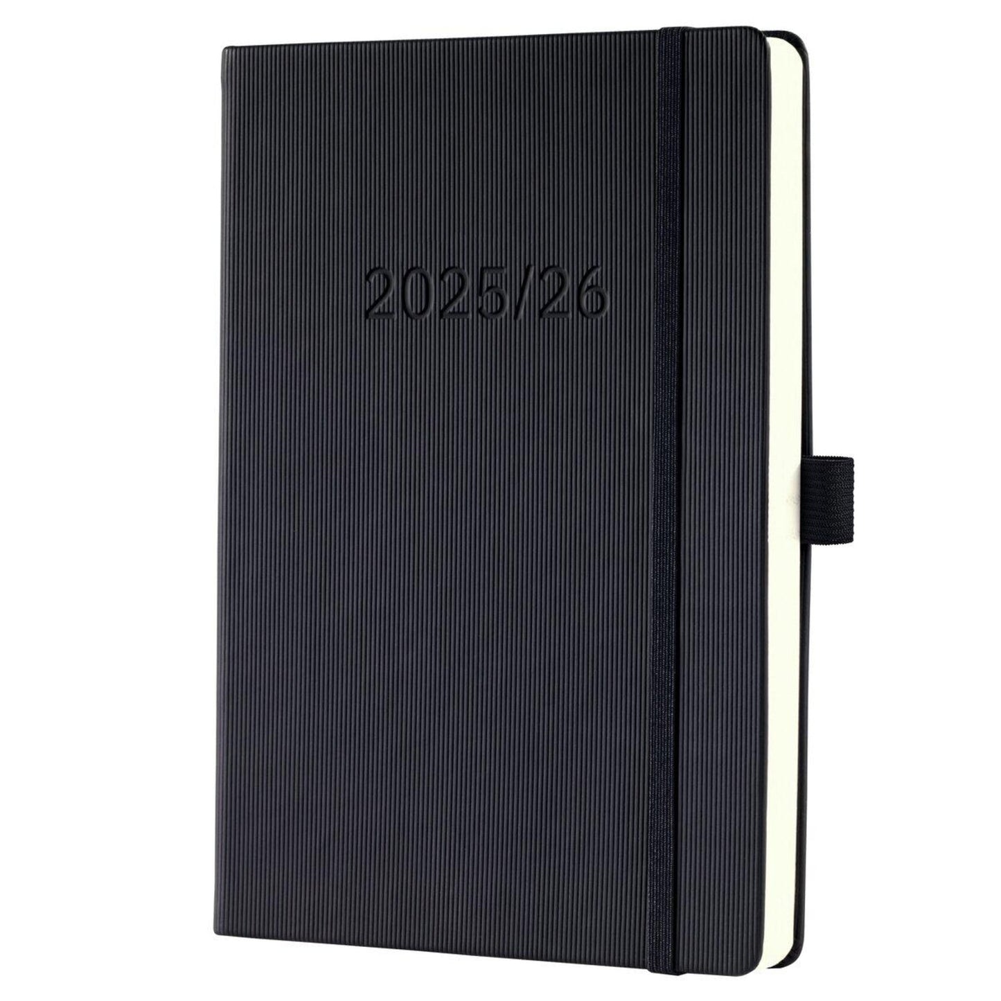 SIGEL Buchkalender Conceptum 2025/2026 DIN A5 1 Woche/1 Seite schwarz
