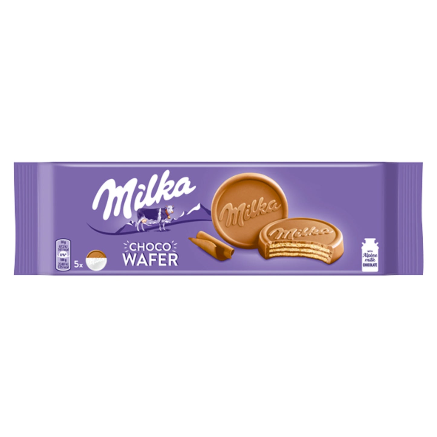 Gebäck Choco Wafer Kakaocreme/Alpenmilch 150 g/Pack.