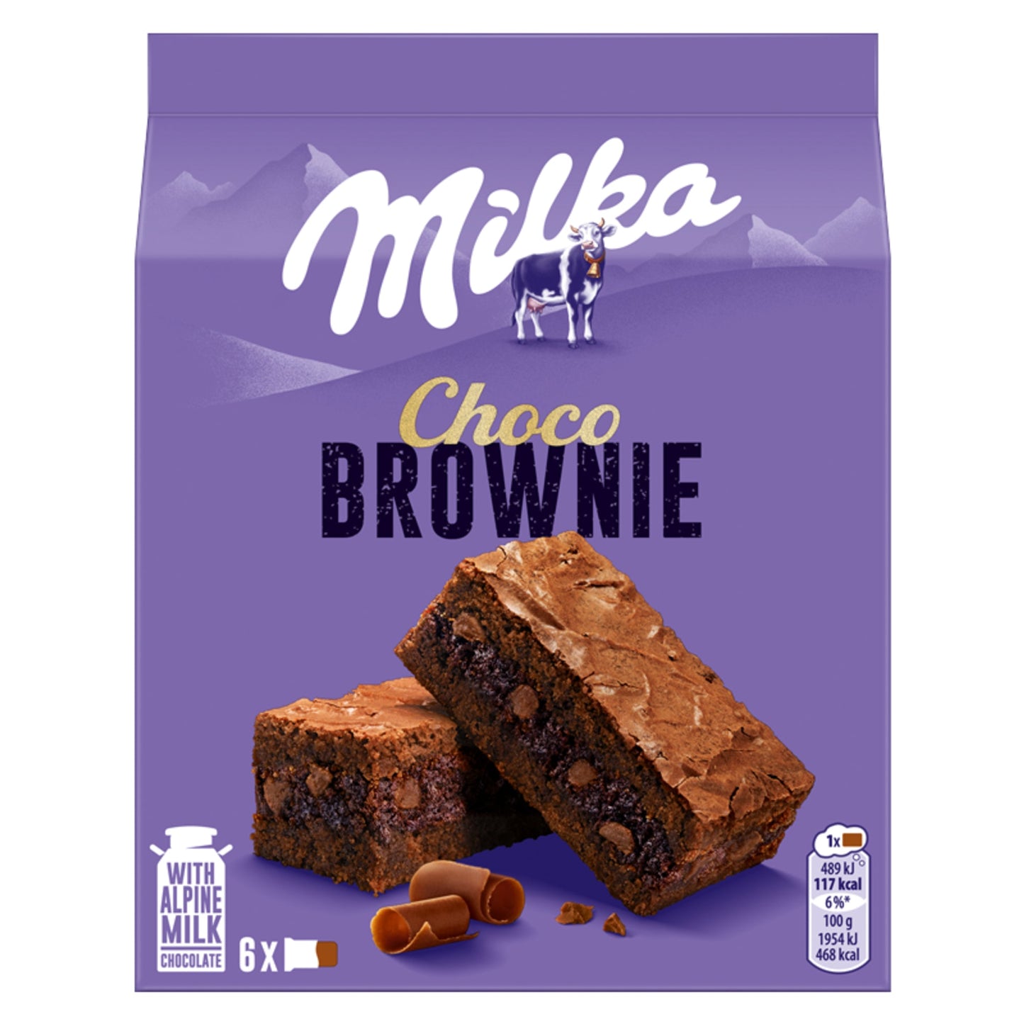 Gebäck Choco Brownie Alpenmilch 150 g/Pack.