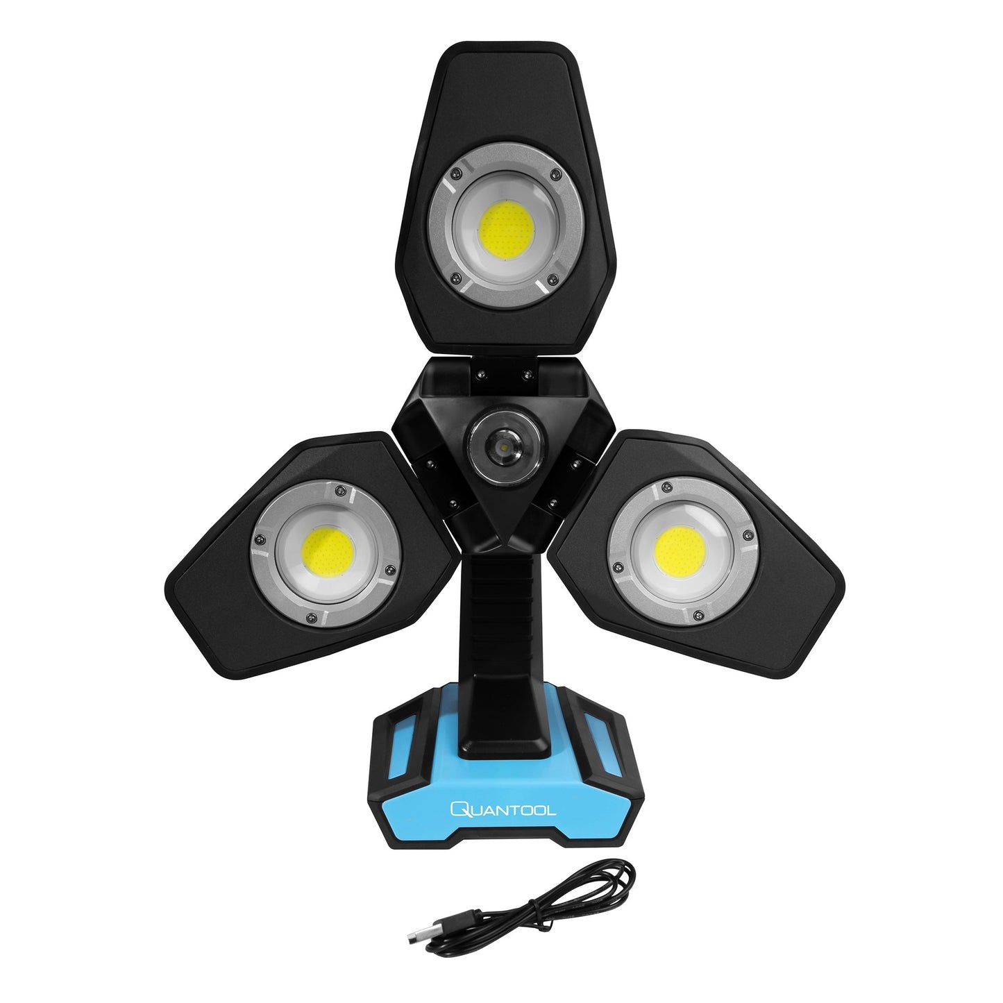 QUANTOOL Arbeitsleuchte 36,2 x 41 x 16,5 cm (B x H x T) schwarz/blau