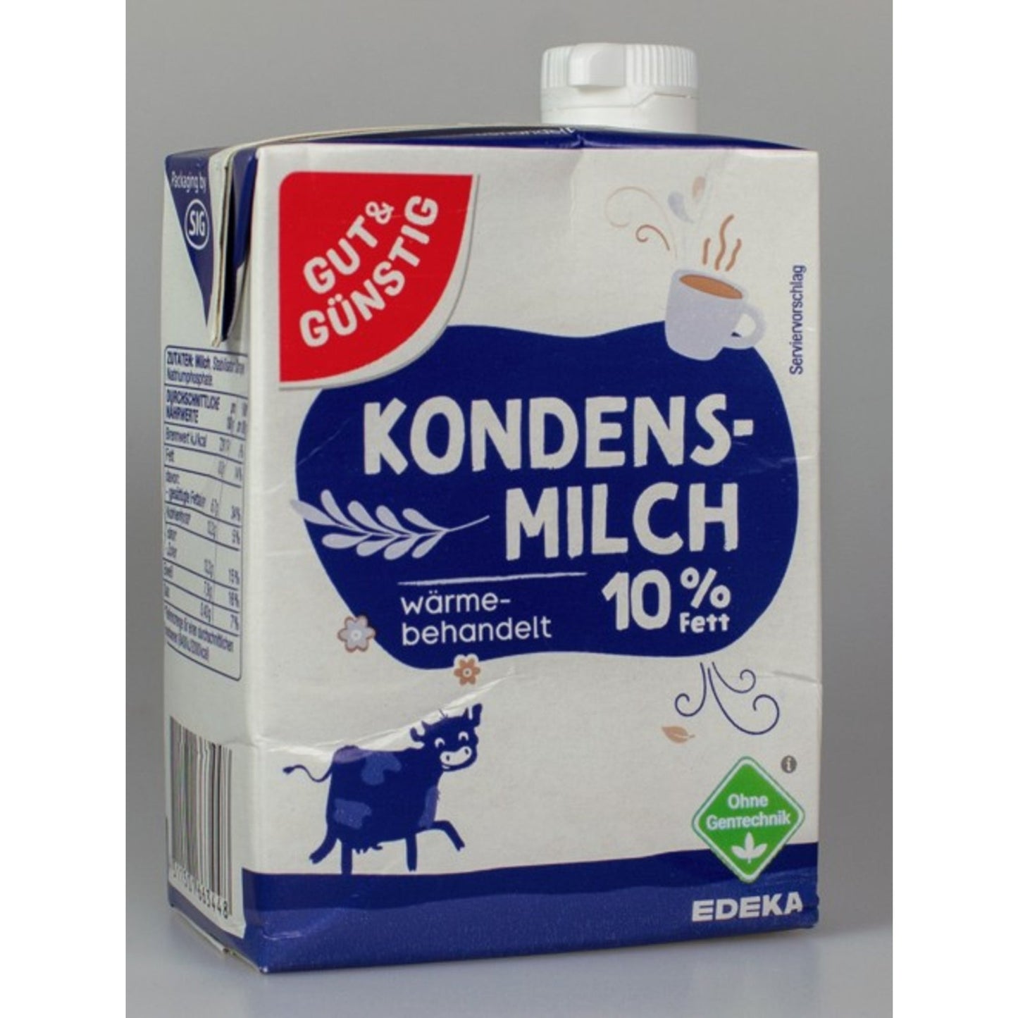 GUT & GÜNSTIG Kondensmilch TetraPak 10% 340g