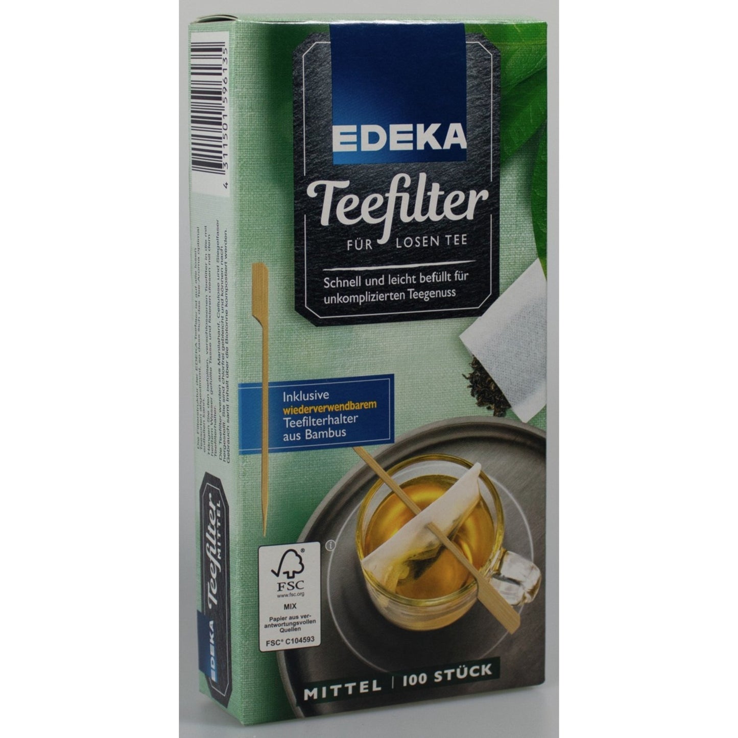 EDEKA Teefiltertüte mittel weiß 100 St./Pack.