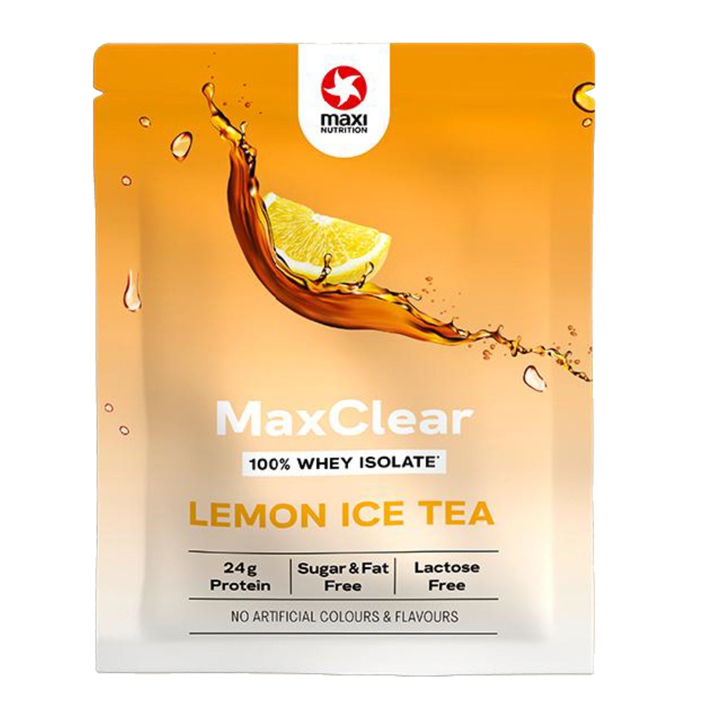 MaxiNutrition Proteinpulver MaxClear Lemon IceTea ohne Zucker 25 x 30 g/Pack.