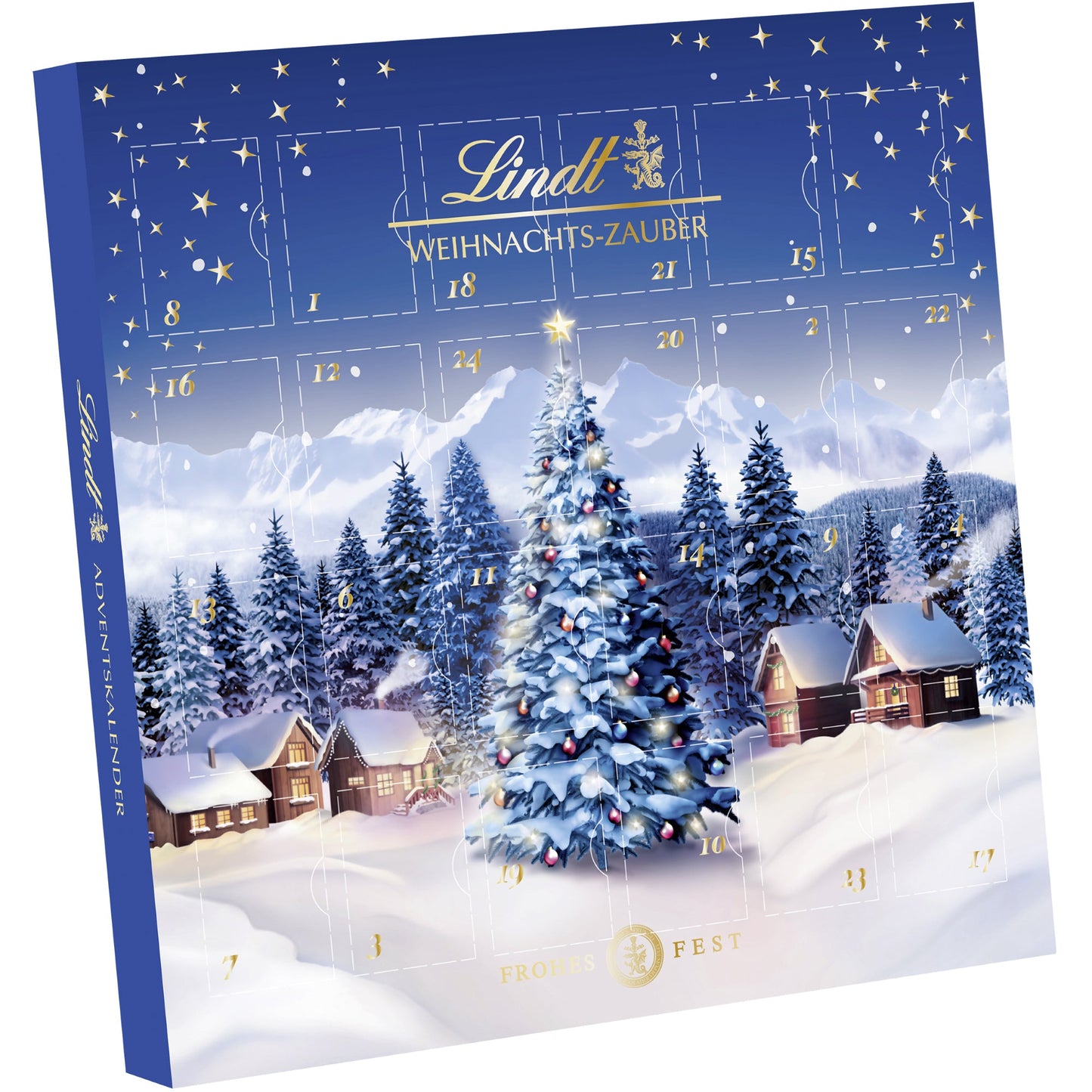 Lindt Adventskalender Mini-Kalender Weihnachtszauber 115 g/Pack.