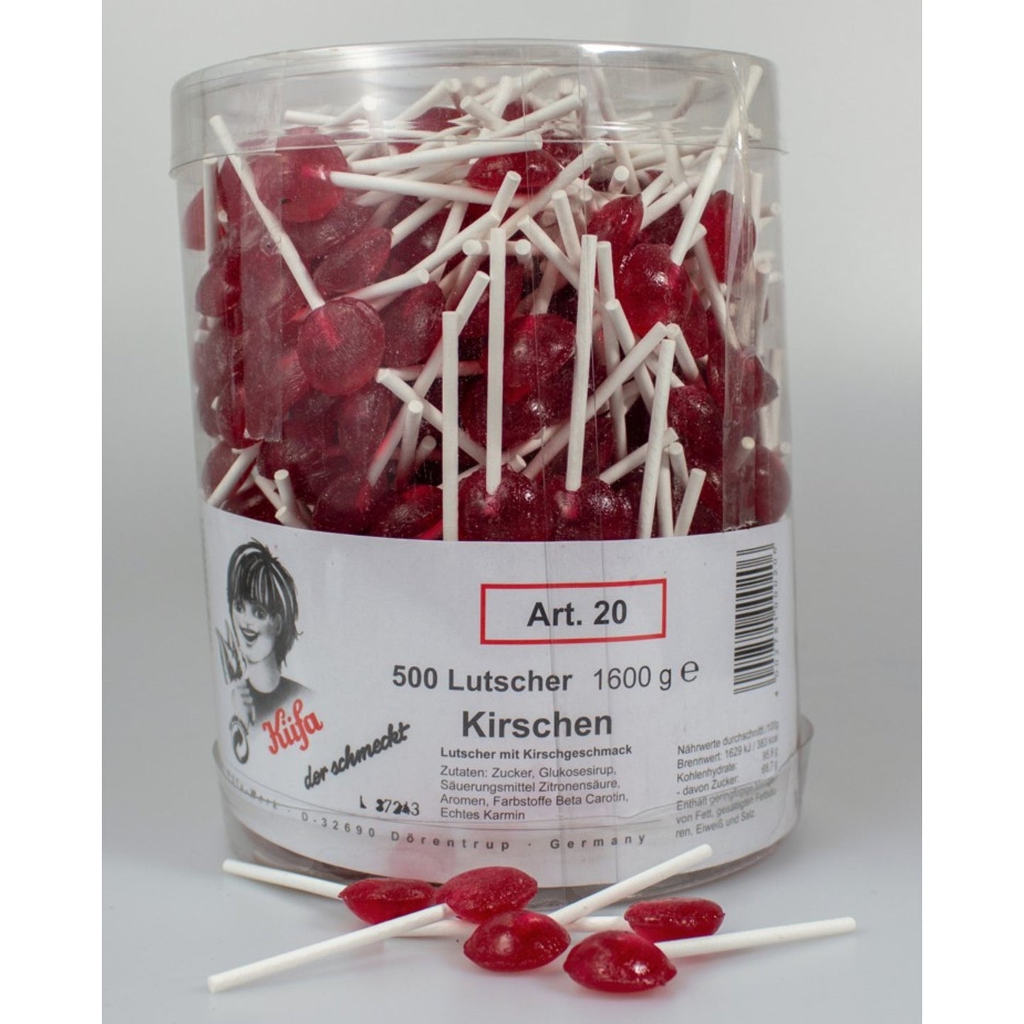Küfa Lutscher Kirsche 500 St./Pack.