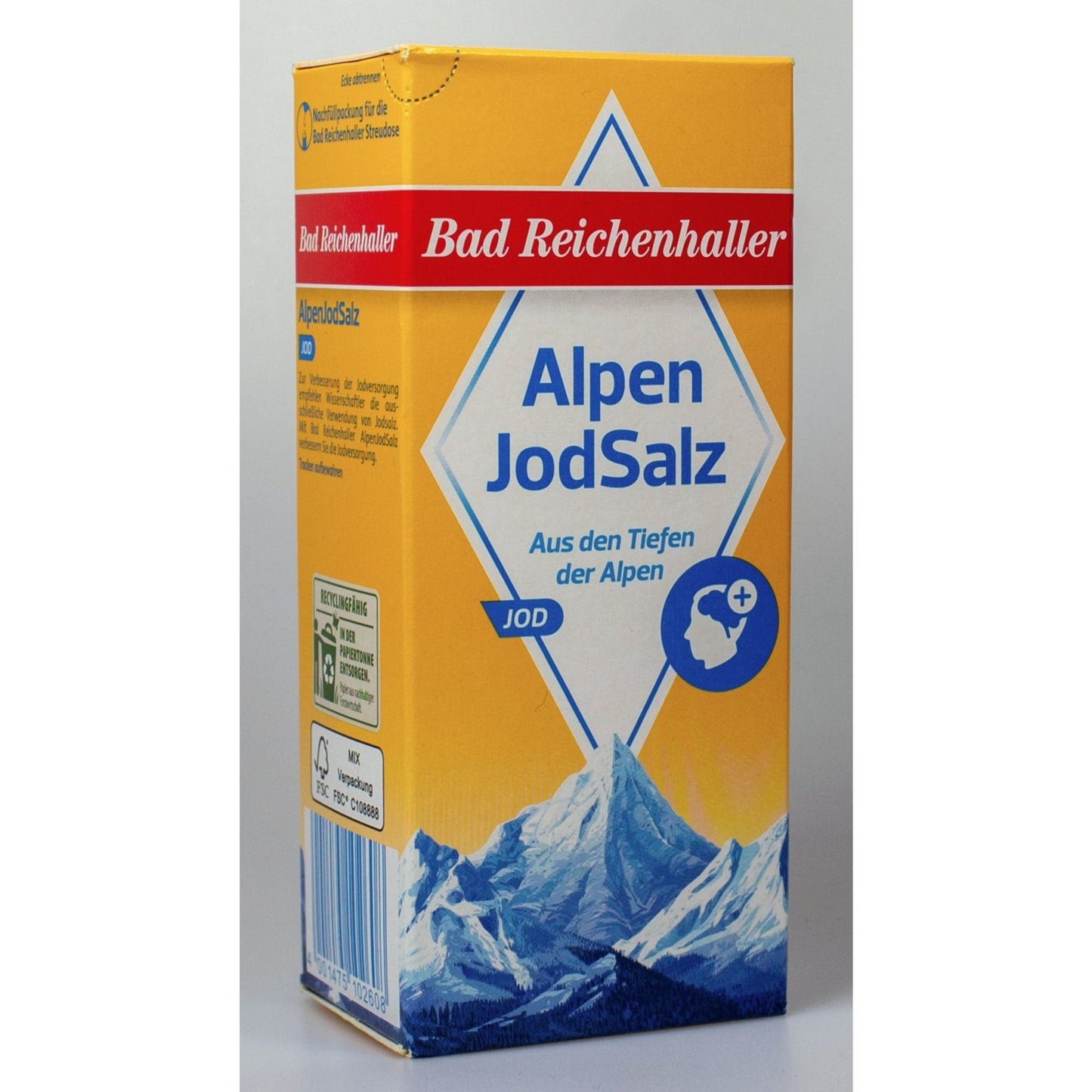 Bad Reichenhaller Salz AlpenJod 500 g/Pack.