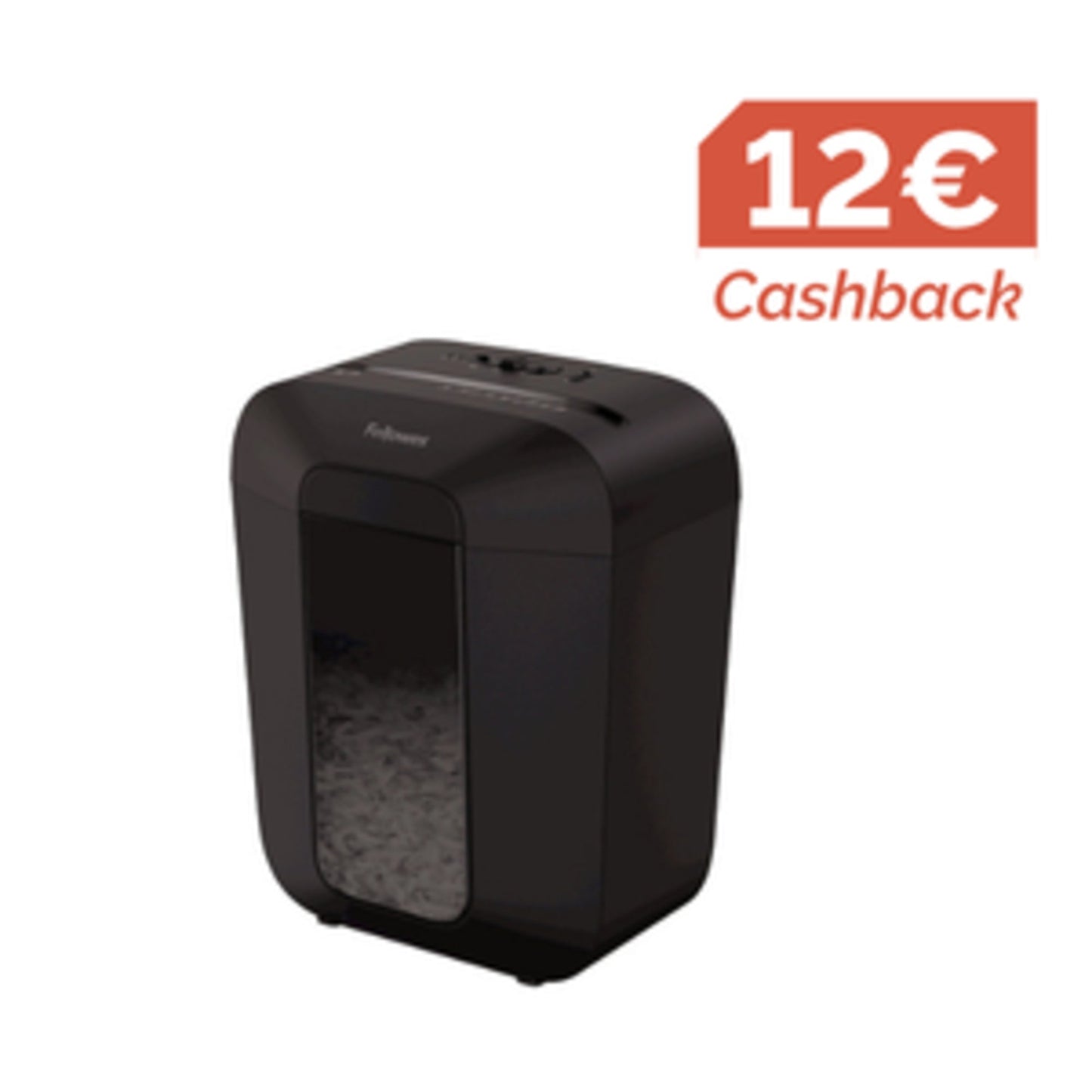 Fellowes® Aktenvernichter Powershred® LX50 P-4 Papier, Heftklammern, Büroklammern, Kreditkarten Partikelschnitt schwarz
