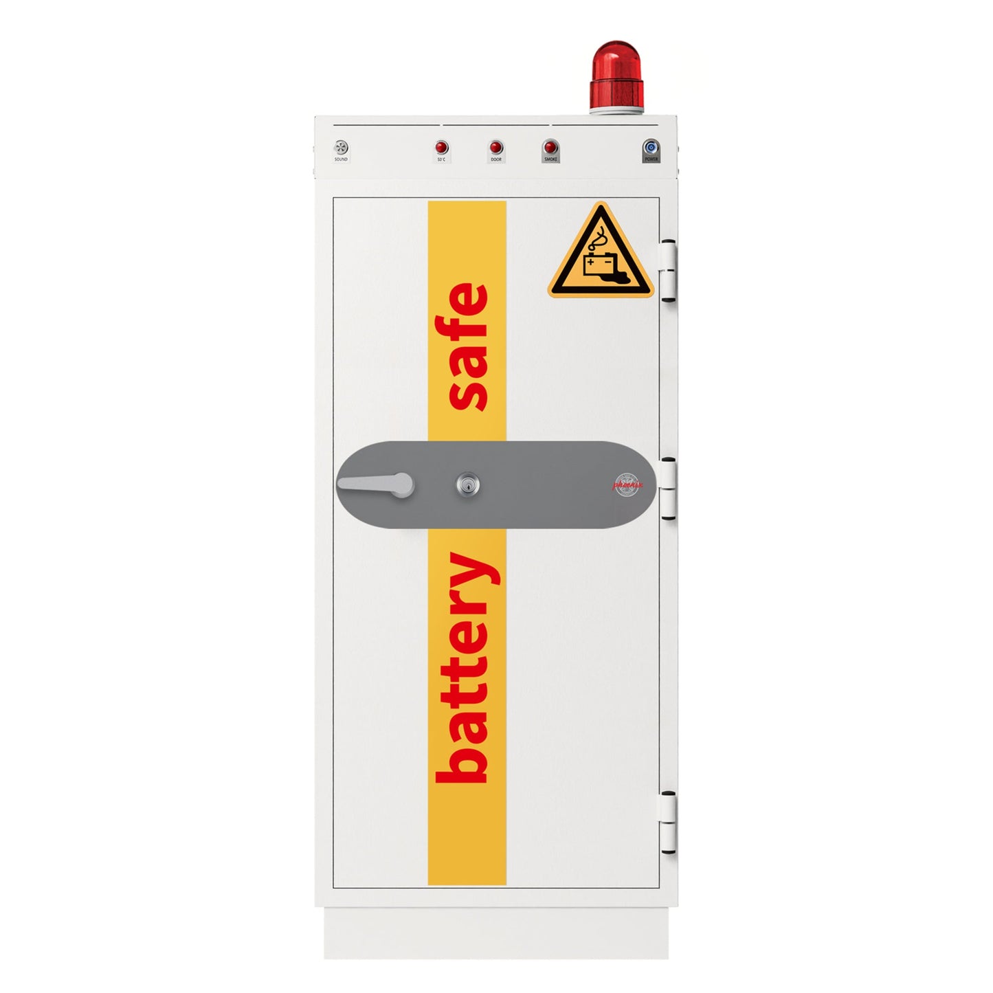 Phoenix Batterietresor Battery Commander Pro Innenmaße: 51 x 120,5 x 40 cm (B x H x T) Außenmaße: 69 x 161 x 71 cm (B x H x T) 245l 10.000 Wh Stahl