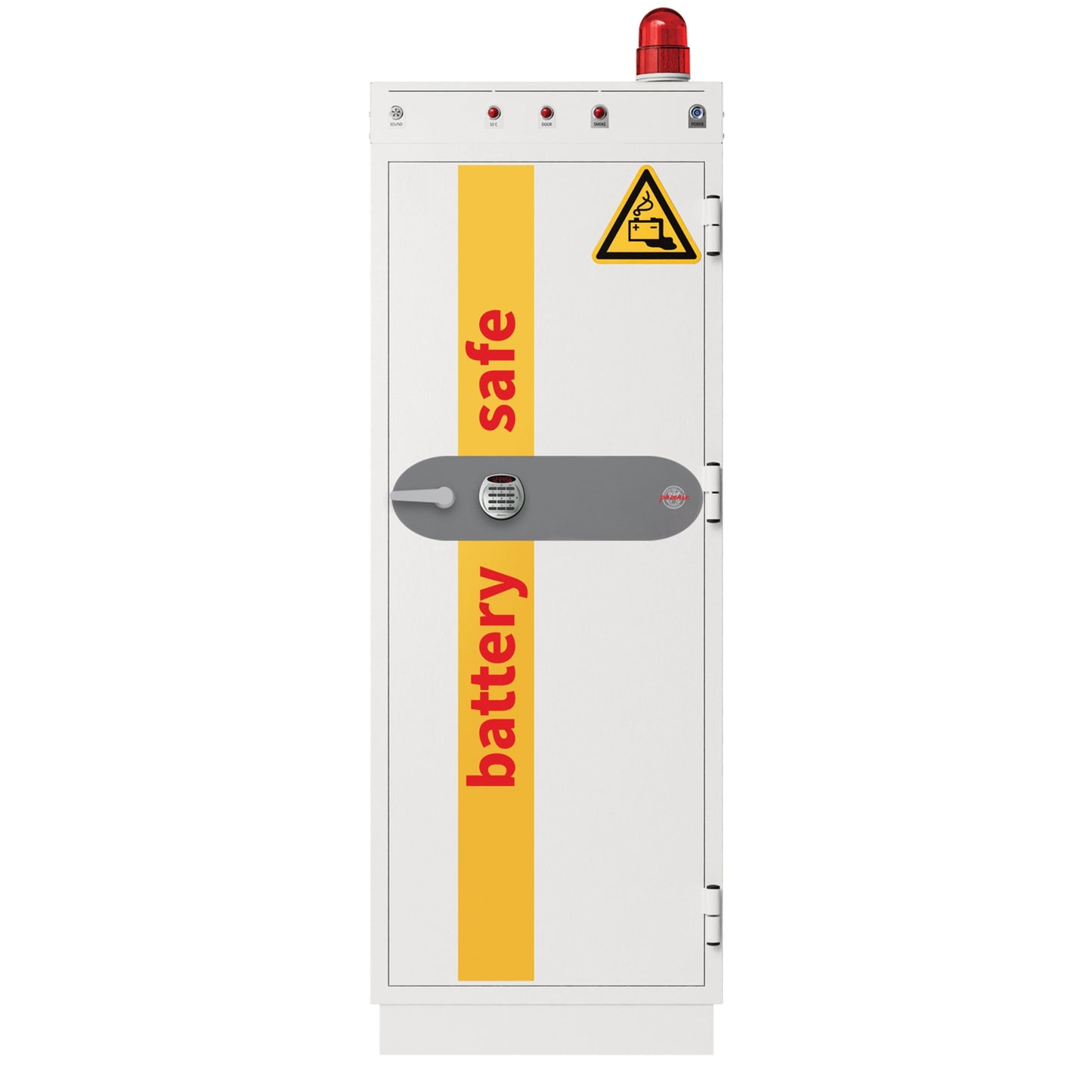 Phoenix Batterietresor Battery Commander Pro Innenmaße: 51 x 150,5 x 40 cm (B x H x T) Außenmaße: 69 x 191 x 71 cm (B x H x T) 307l 12.500 Wh Stahl