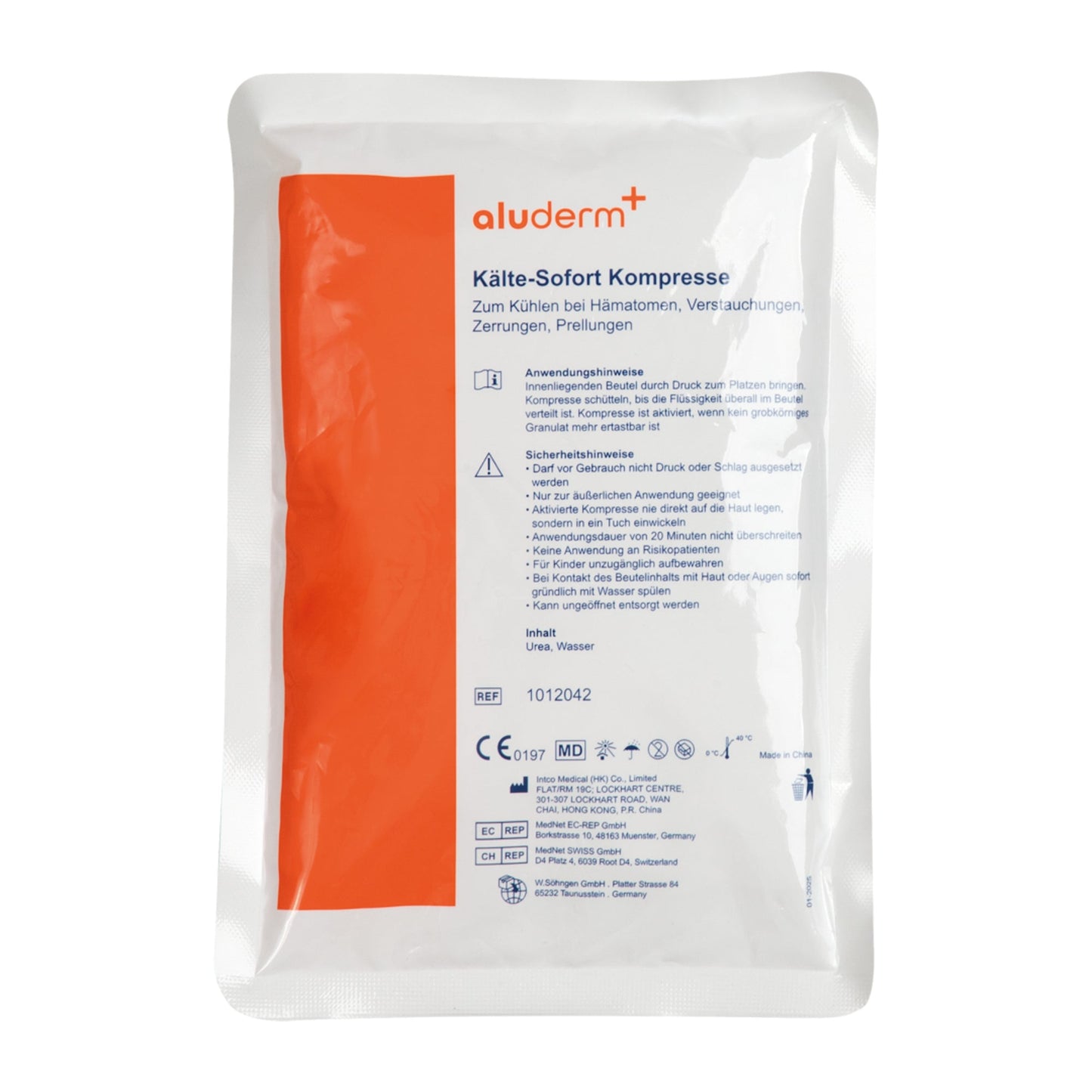 aluderm® Kaltkompresse 21 x 15 cm (B x L) nicht mehrfach verwendbar Kunststoff