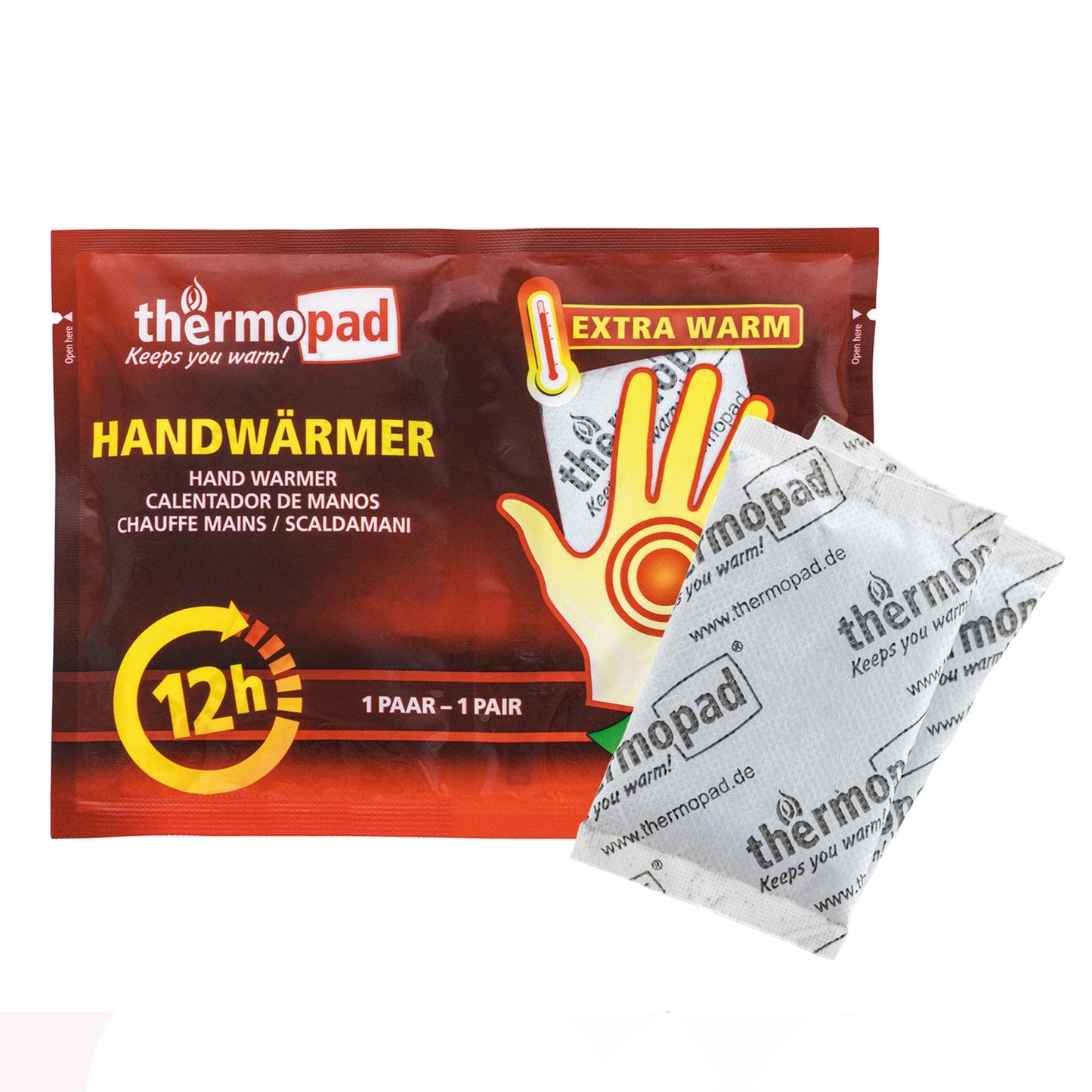 Thermopad Wärmepad Hände 5 x 8 cm (B x L) Eisenpulver/Salz/Aktivkohle