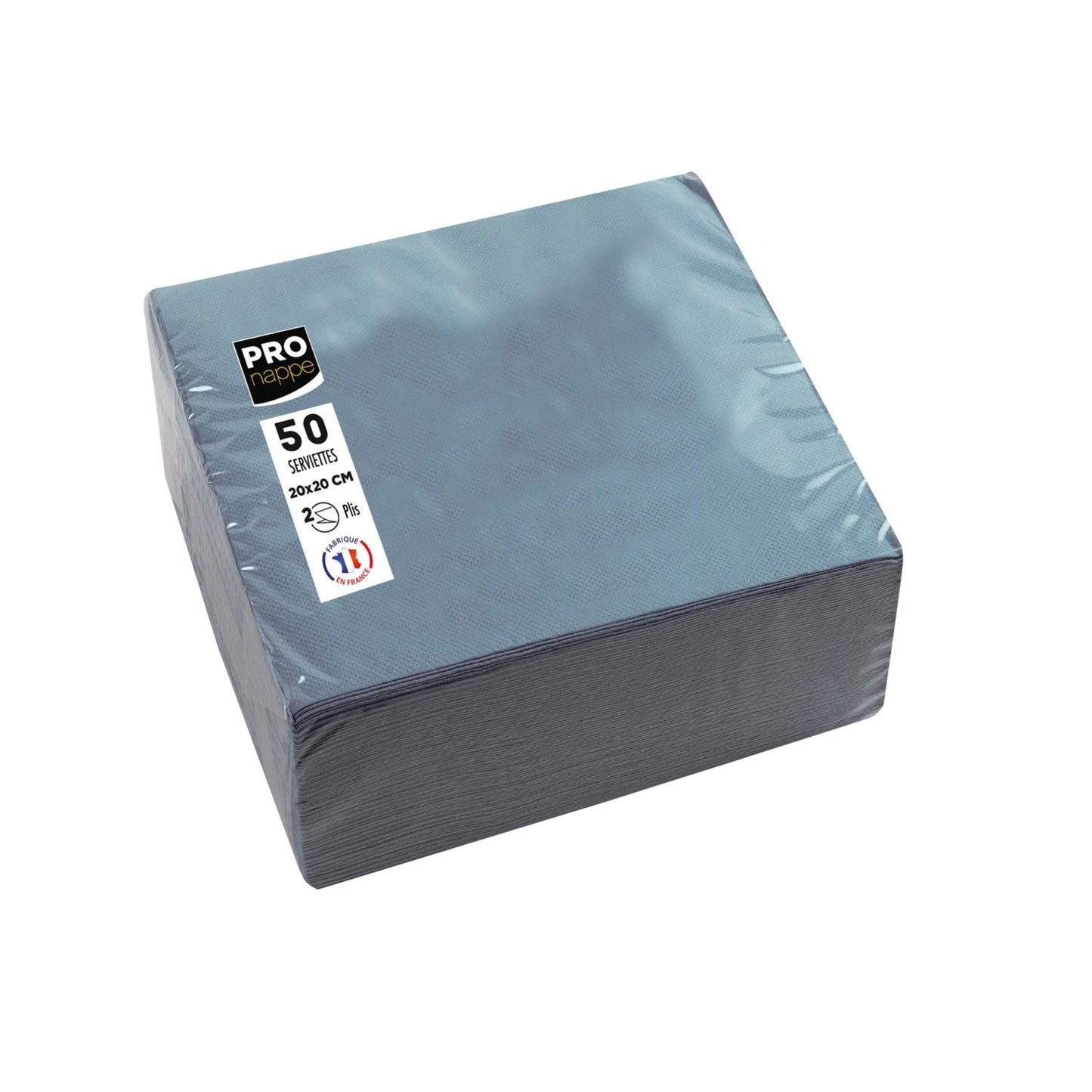 PROnappe Servietten 20 x 20 cm (B x L) grau 50 St./Pack.