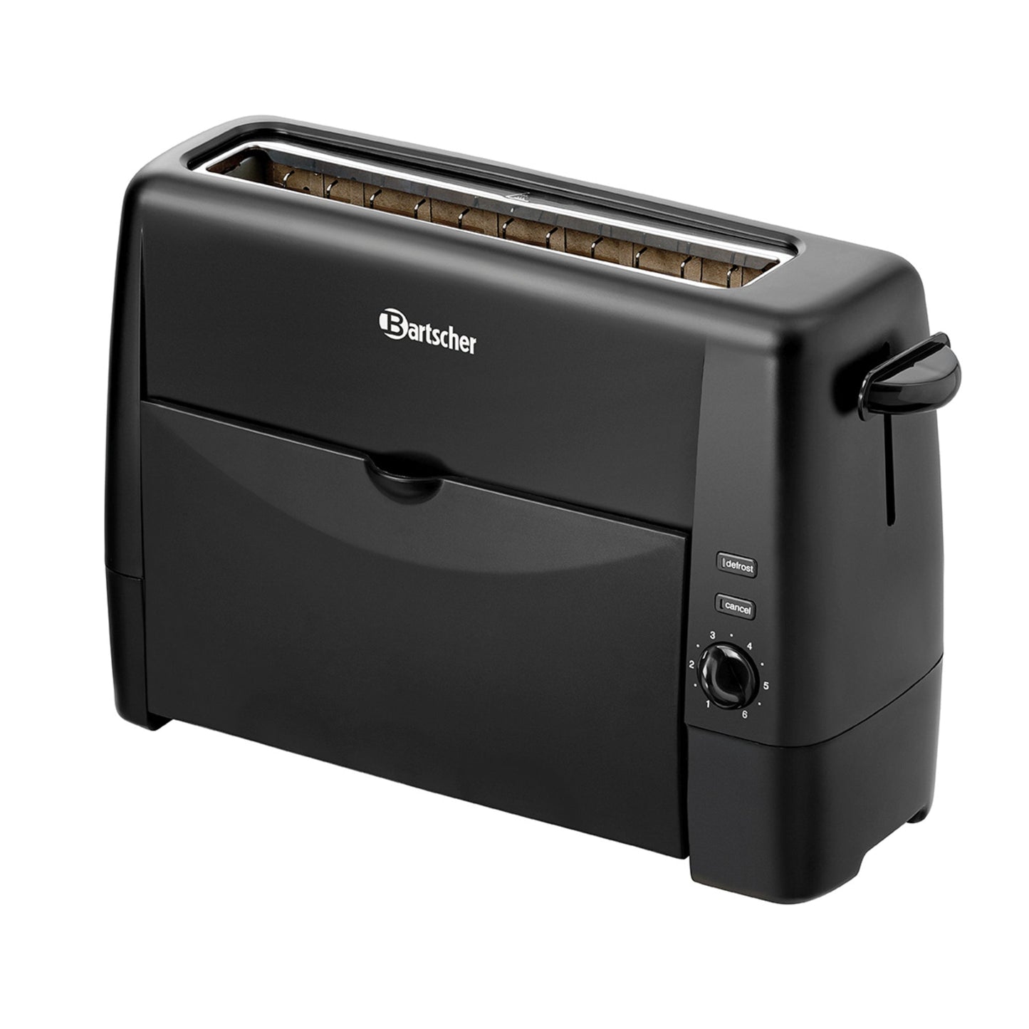 Bartscher Toaster TS20Sli 40,5 x 26,8 x 15,2 cm (B x H x T) 1.300W 1 Toaskammer ohne Brötchenaufsatz