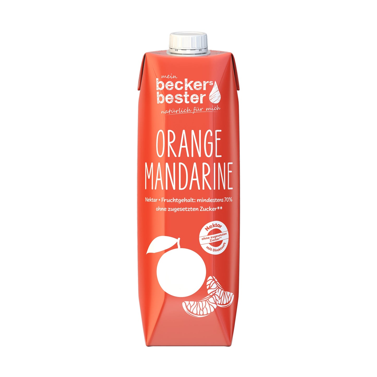 beckers bester Nektar Orange-Mandarine 6 x 1 l/Pack.