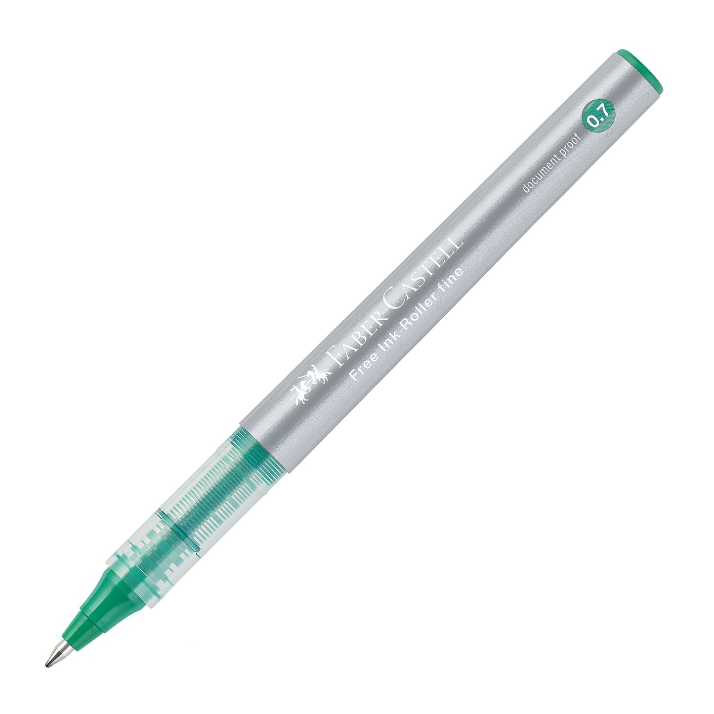 Faber-Castell Tintenroller Free Ink fine 0,7mm grün Konusspitze dokumentenecht