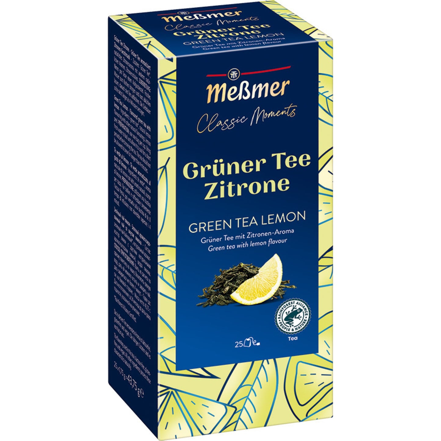 Meßmer Tee Classic Moments Grüner Tee Zitrone 25 Btl./Pack.