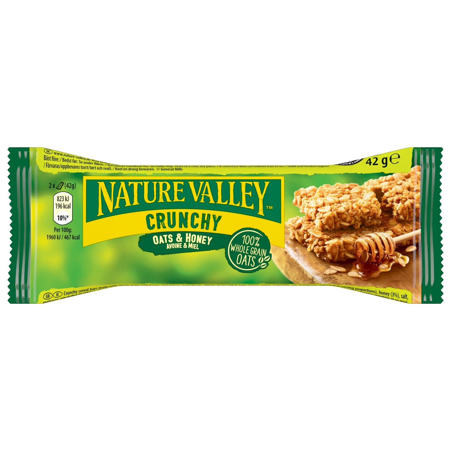 Nature Valley Haferriegel Crunchy Honig laktosefrei 18 x 42 g/Pack.