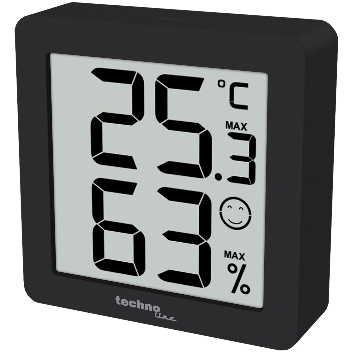 technoline® Thermometer WS 9425 4,4 x 4,4 x 1,4 cm (B x H x T) digital Batterie CR2032 Wandbefestigung möglich 3 St./Pack.