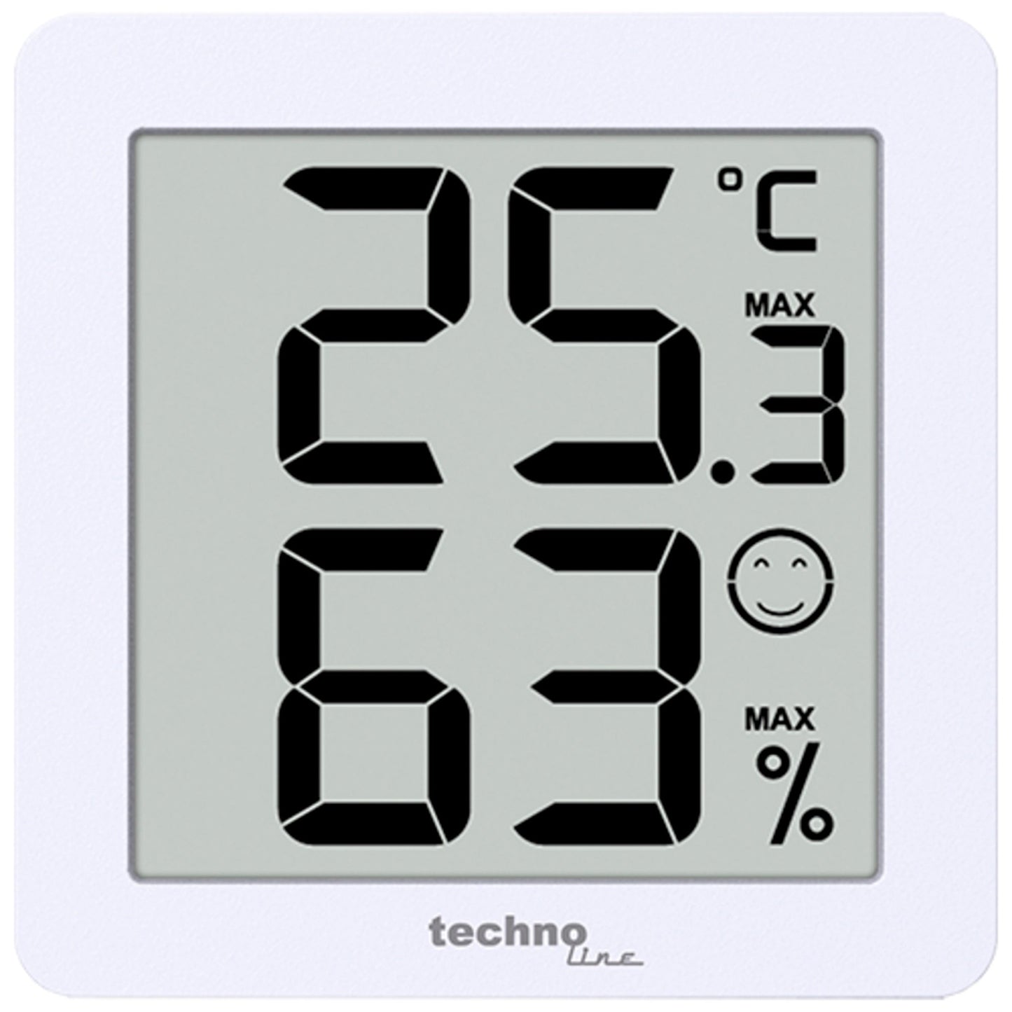 technoline® Thermometer WS 9425 4,4 x 4,4 x 1,4 cm (B x H x T) digital Batterie CR2032 Wandbefestigung möglich 3 St./Pack.