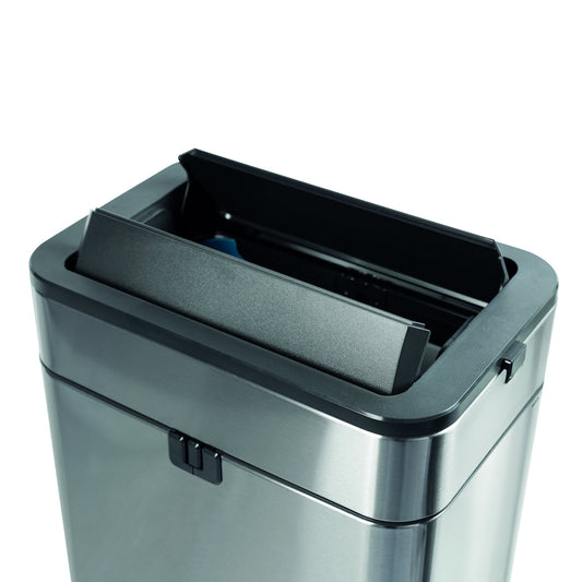 MAUL Tretabfalleimer MAULwing 45,6 x 66,7 x 27,7 cm (B x H x T) 40l Edelstahl edelstahl