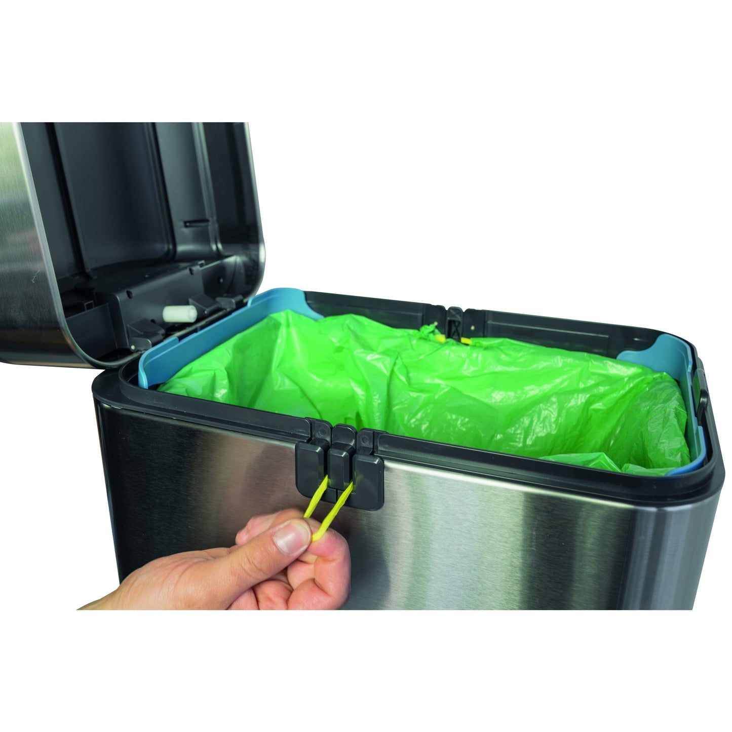 MAUL Tretabfalleimer MAULwing 45,6 x 66,7 x 27,7 cm (B x H x T) 40l Edelstahl edelstahl