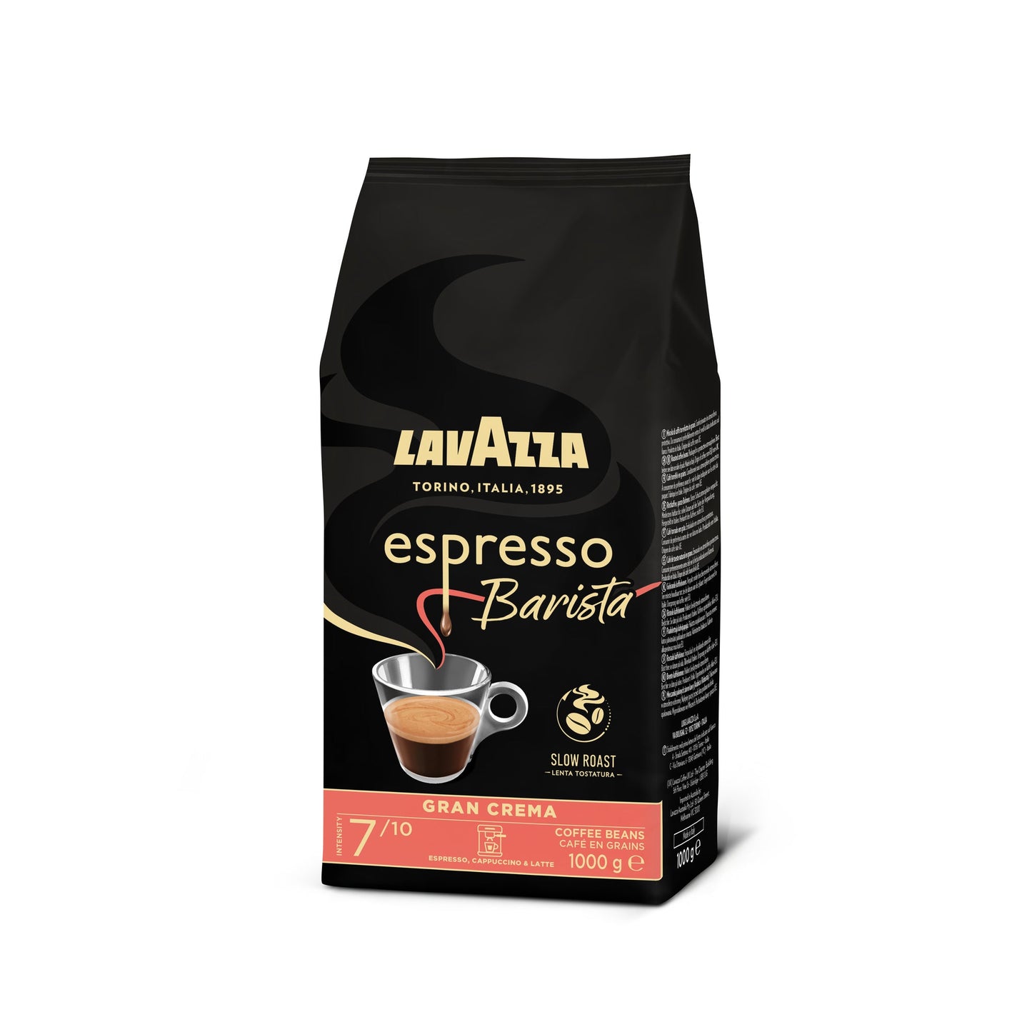 Lavazza Espresso Barista Gran Crema Arabica, Robusta ganze Bohne 1.000 g/Pack.