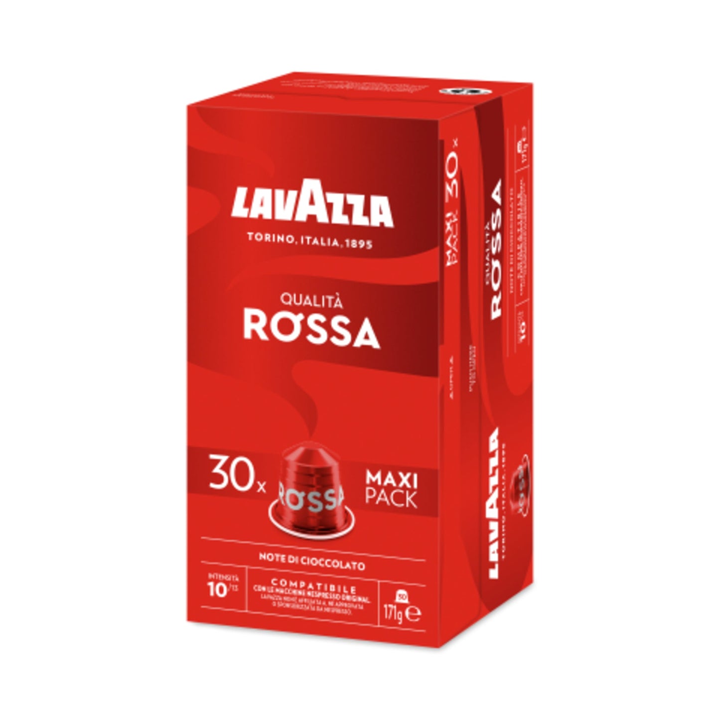 Lavazza Espressokapsel Qualità Rossa Nespresso® Maschine fruchtig, schokoladig Intensität: 10 30 x 5,7 g/Pack.