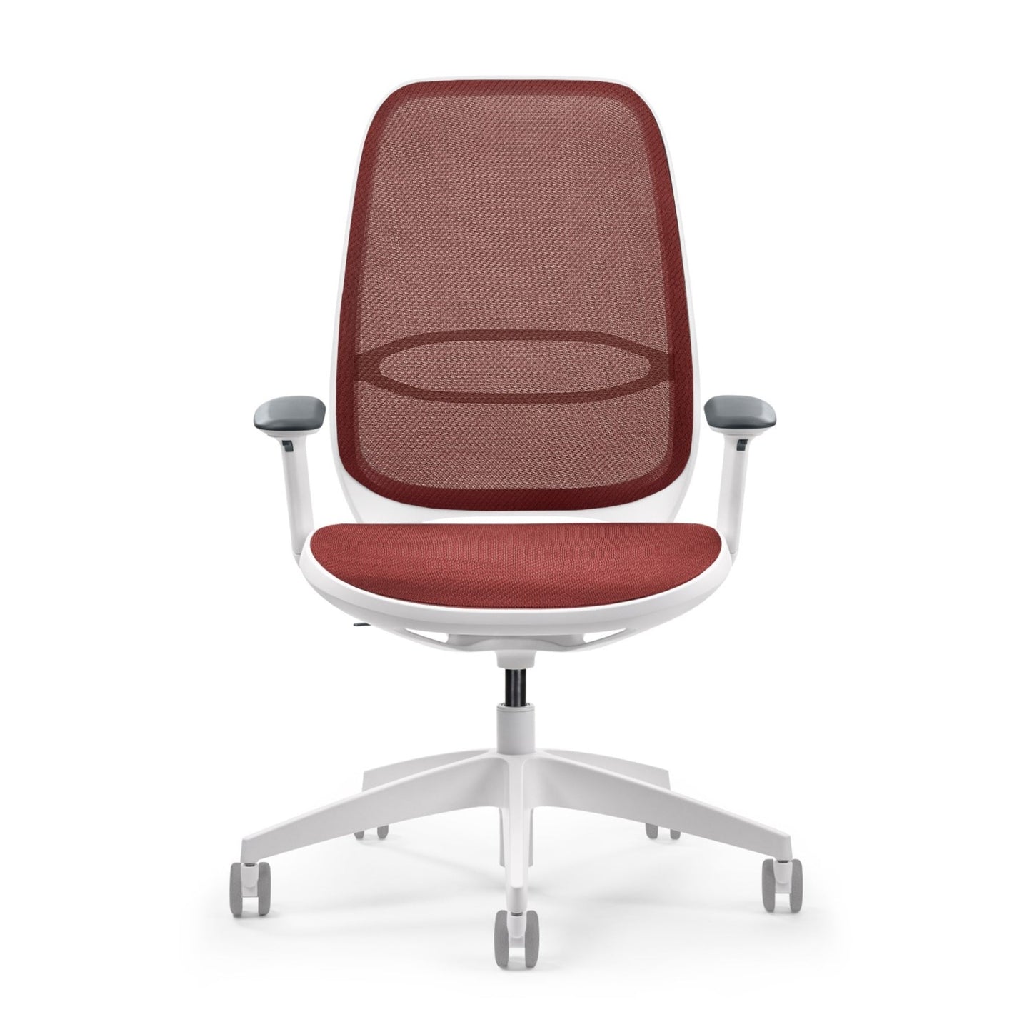 Sedus Bürodrehstuhl se:air 39-52cm Kinetic-Swing-Mechanik Rolle weich gebremst (für Hartboden) Kunststoff rot/weiß
