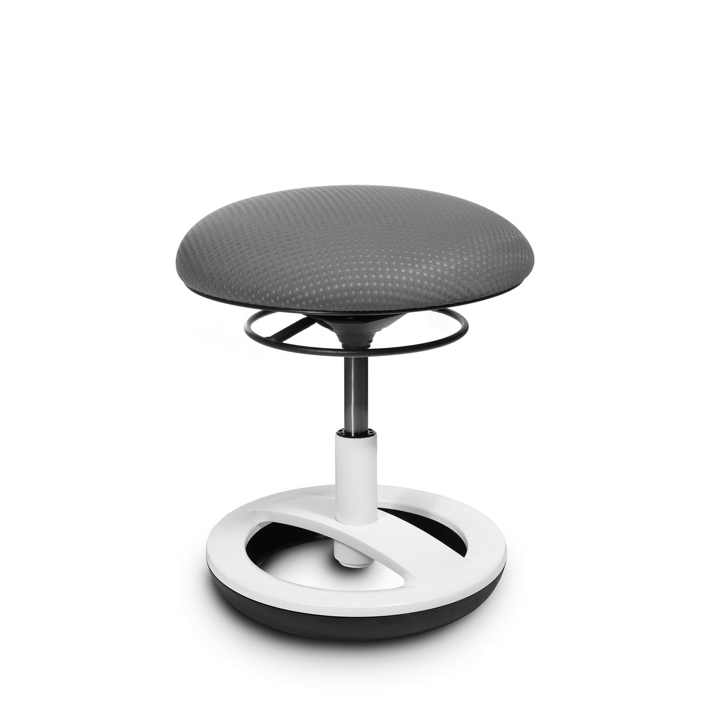 TOPSTAR Kindersitzhocker Sitness Bobby rund 100 % Polyester dunkelgrau