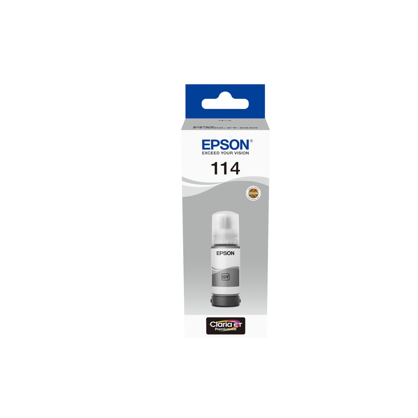 Epson Nachfülltinte Tintenstrahldrucker 114 ca. 2.300 Seiten grau 70ml