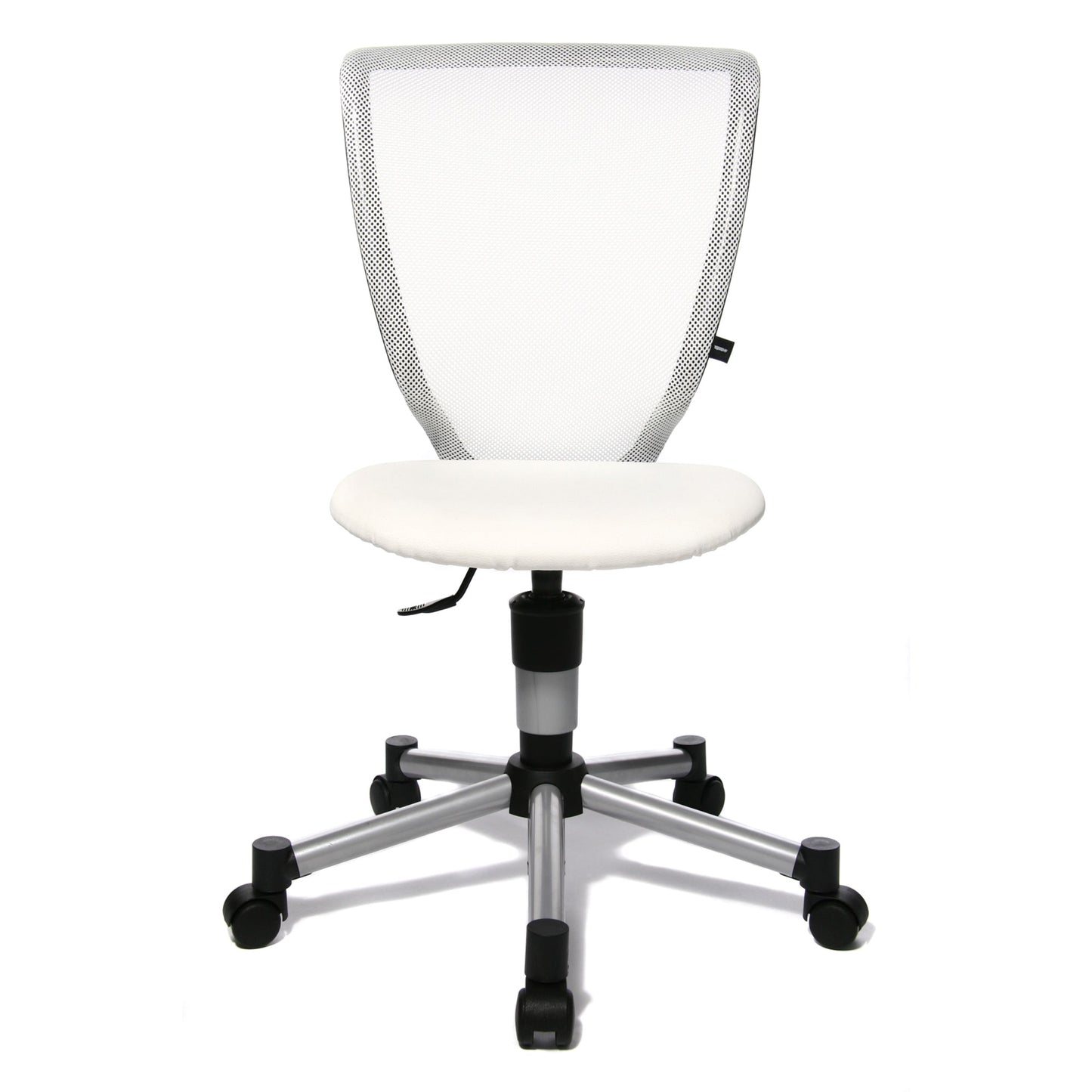 TOPSTAR Kinderdrehstuhl Titan® Junior Rolle hart gebremst (für Teppichboden) Stahl, lackiert weiß