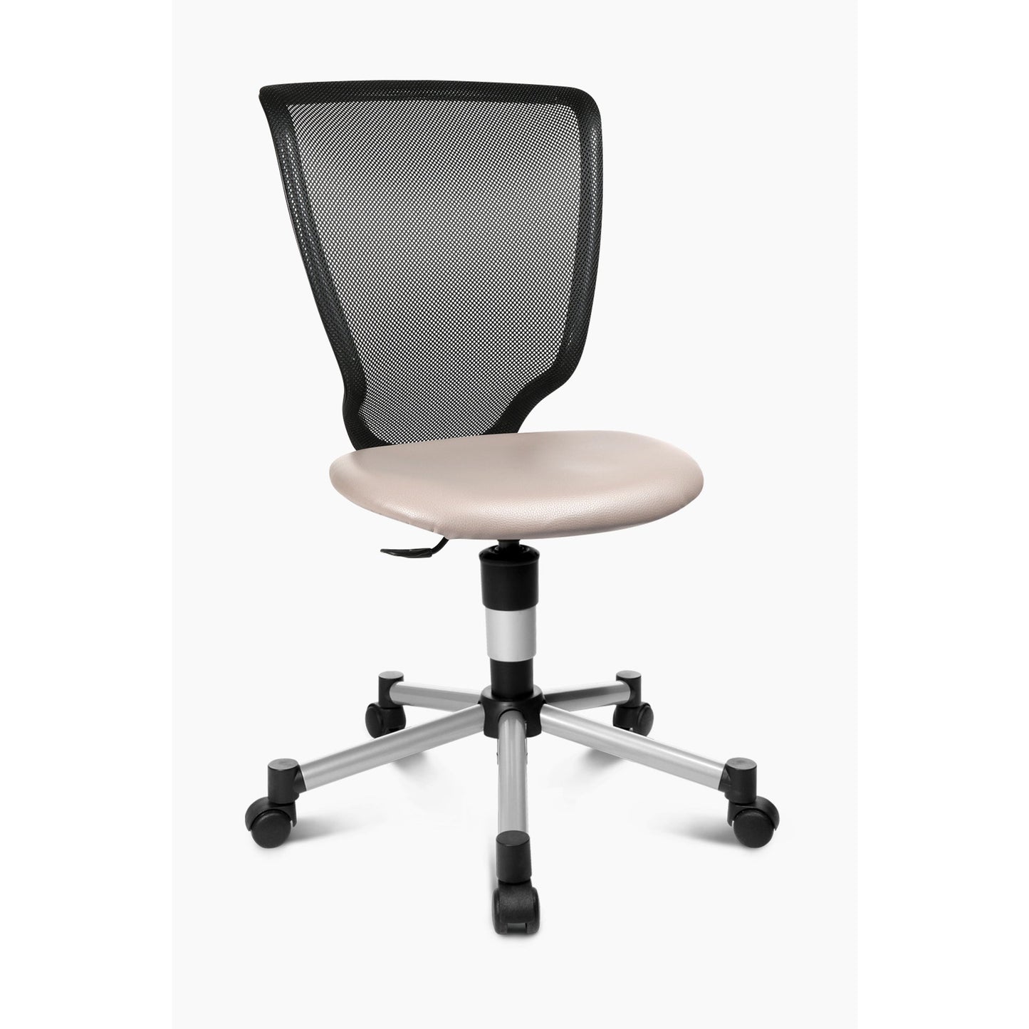 TOPSTAR Kinderdrehstuhl Titan® Junior Rolle hart gebremst (für Teppichboden) Stahl, lackiert grau