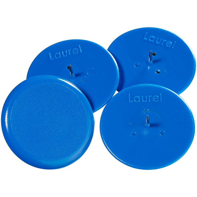 Laurel Reißnägel, 4 St. Farbe blau 30 mm Durchmesser