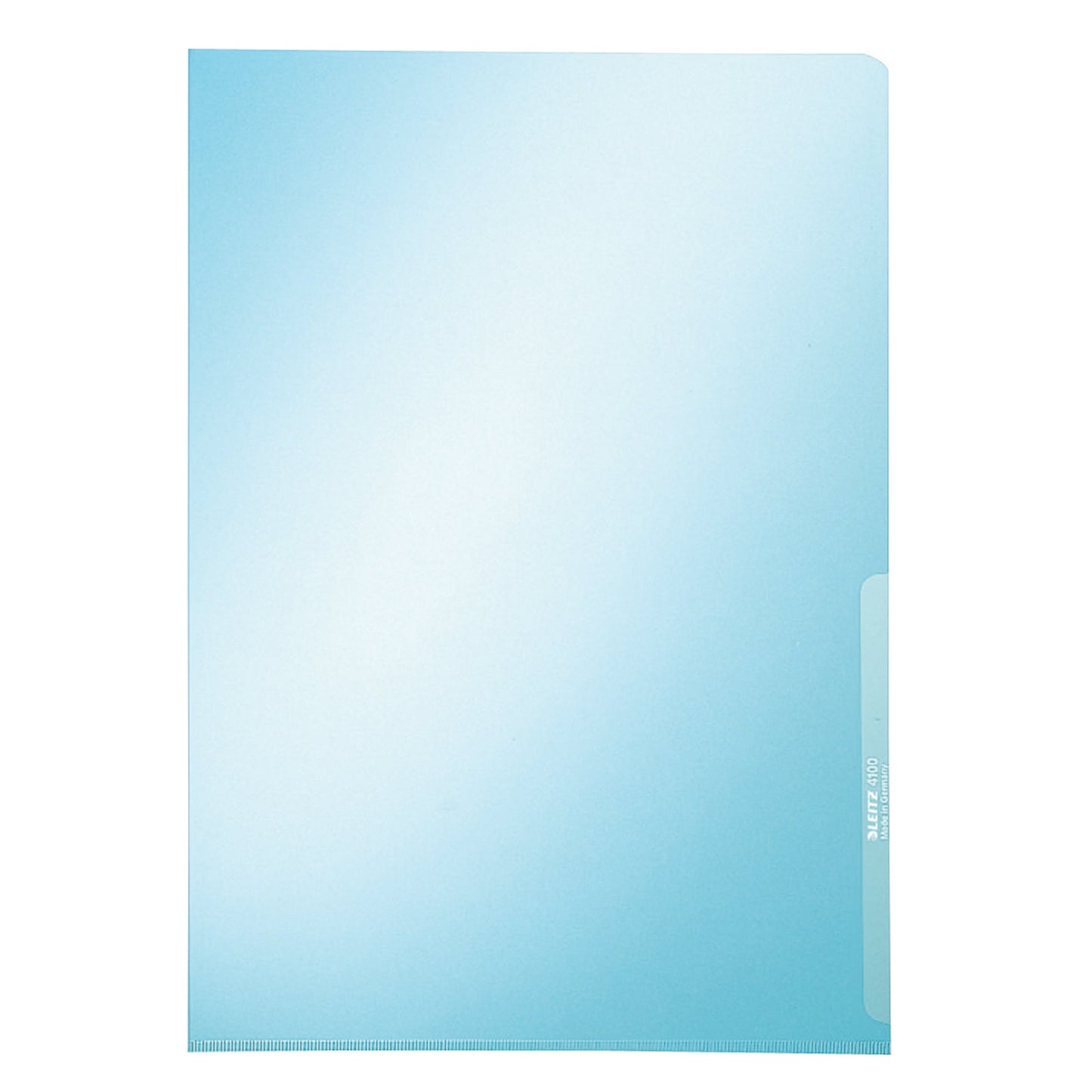 Leitz Sichthülle Premium DIN A4 150µm oben, rechts offen dokumentenecht PVC-Hartfolie blau glänzend 100 St./Pack.