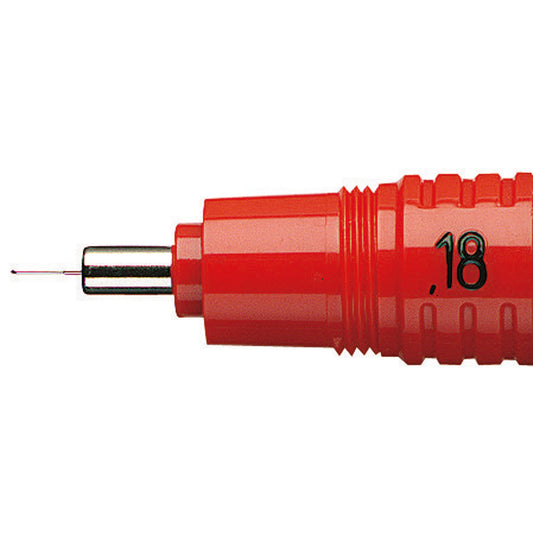 rotring Zeichenkegel rapidograph® 0,18mm mit ISO-Kennzeichnung Transparentpapier, Zeichenpapier, Zeichenkarton