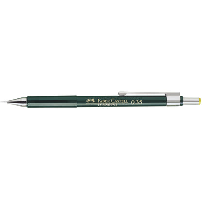Faber-Castell Druckbleistift TK®-FINE 9713 0,35mm HB inkl. 3 Feinminen dunkelgrün