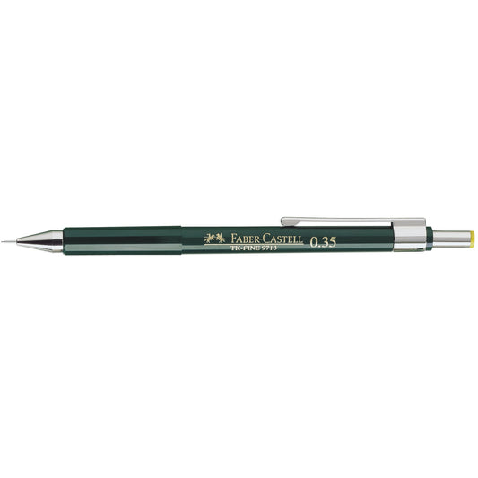Faber-Castell Druckbleistift TK®-FINE 9713 0,35mm HB inkl. 3 Feinminen dunkelgrün