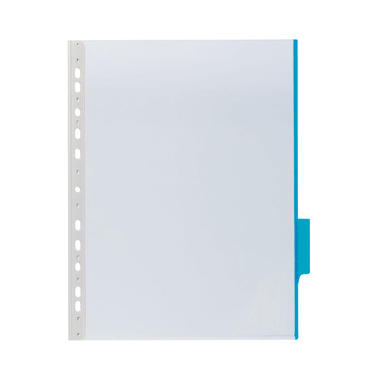 DURABLE Sichttafel FUNCTION DIN A4 Hart PVC Farbe des Reiters: blau 5 St./Pack.