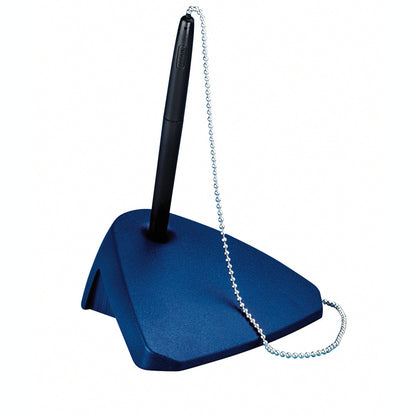 MAUL Kugelschreiberständer Modern 10,8 x 14,5 x 11,2 cm (B x H x T) schwarz Kunststoff blau