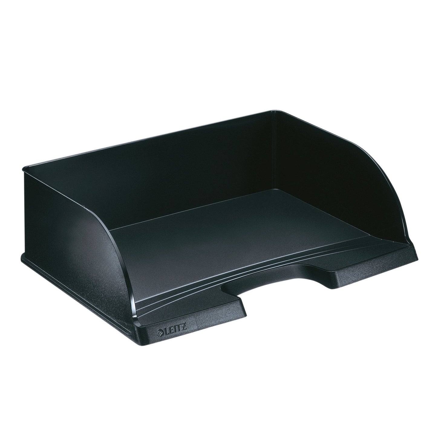 Leitz Briefablage Jumbo Plus DIN A4 quer Polystyrol Farbe: schwarz