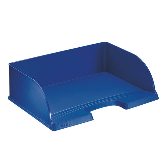 Leitz Briefablage Jumbo Plus DIN A4 quer Polystyrol Farbe: blau