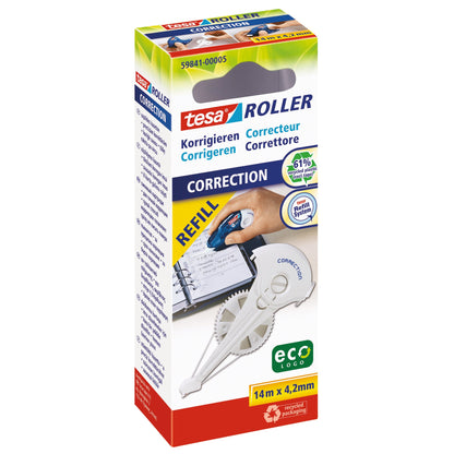 tesa® Nachfüllkassette tesa® Korrekturroller 4,2 mm x 14 m (B x L)