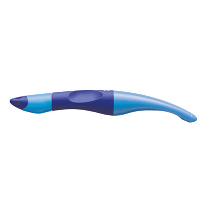 STABILO® Tintenroller EASYoriginal 0,5mm königsblau nicht dokumentenecht inkl. 1 Patrone M blau, Namensschild