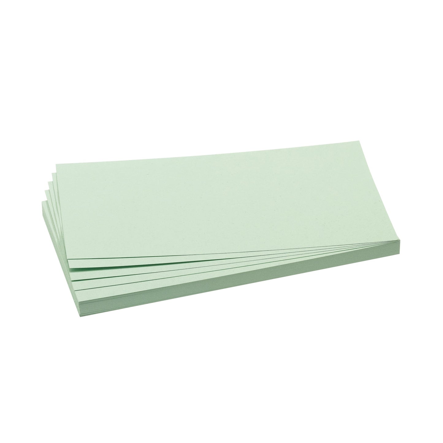 FRANKEN Moderationskarte 20,5 x 9,5 cm (B x H) 130g/m² Altpapier, 100 % recycelt hellgrün 500 St./Pack.