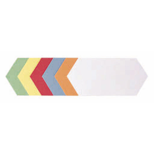 FRANKEN Moderationskarte 20,5 x 9,5 cm (B x H) 130g/m² Altpapier, 100 % recycelt farbig sortiert 500 St./Pack.