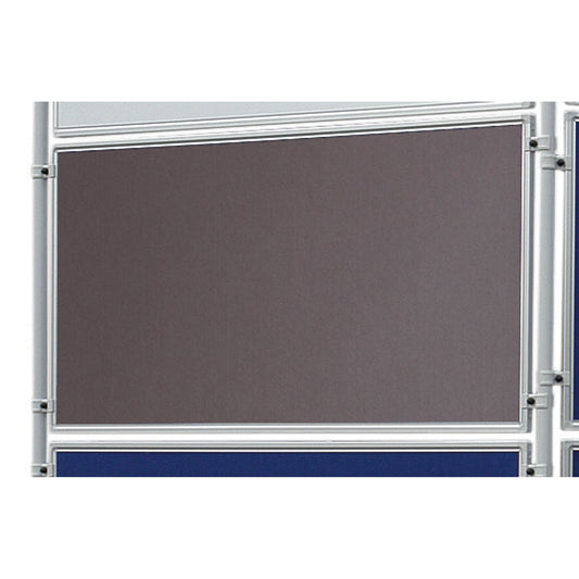 FRANKEN Stellwand ECO 120 x 60 cm (B x H) Zubehör erforderlich FRANKEN Standbein für Stellwand ECO EL-UES19, -EL-UES16, FRANKEN Rollenset ECO EL-UTR Filz grau