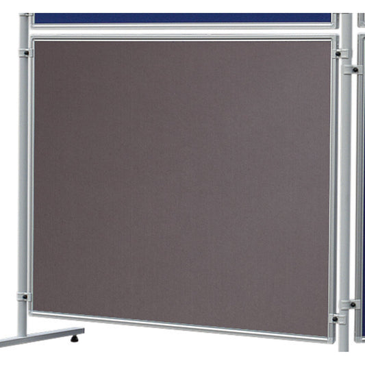FRANKEN Stellwand ECO 120 x 150 cm (B x H) Zubehör erforderlich FRANKEN Standbein für Stellwand ECO EL-UES19, -EL-UES16, FRANKEN Rollenset ECO EL-UTR Filz grau