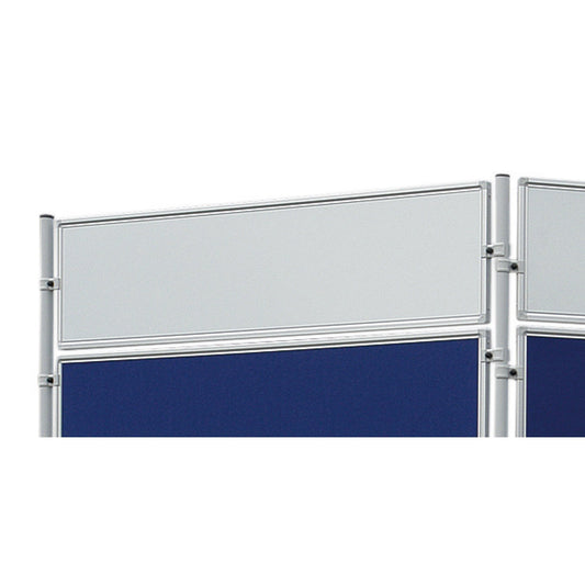 FRANKEN Stellwand ECO 120 x 60 cm (B x H) Zubehör erforderlich FRANKEN Standbein für Stellwand ECO EL-UES19, -EL-UES16, FRANKEN Rollenset ECO EL-UTR Aluminium weiß