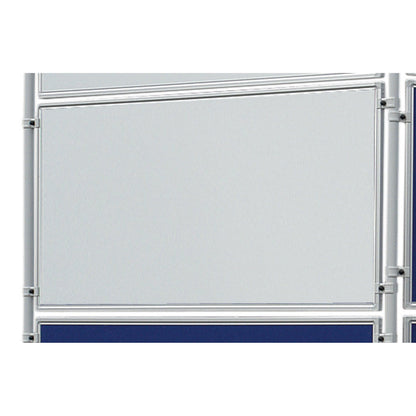 FRANKEN Stellwand ECO 120 x 90 cm (B x H) Zubehör erforderlich FRANKEN Standbein für Stellwand ECO EL-UES19, -EL-UES16, FRANKEN Rollenset ECO EL-UTR Aluminium weiß